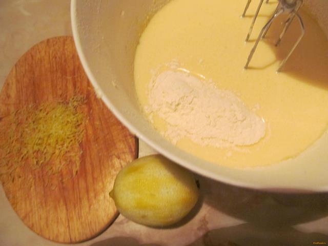 Лимонное пирожное рецепт с фото 7-го шага 