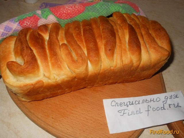 Сливочный хлеб Аккордеон рецепт с фото 6-го шага 