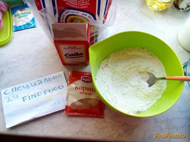 Песочное печенье на подсолнечном масле рецепт с фото 2-го шага 