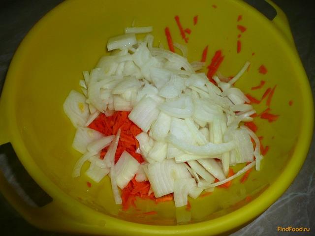 Кальмары с луком и морковью рецепт с фото 4-го шага 