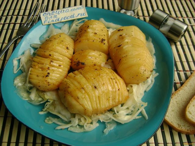 Картофель с лимонно-горчичной заправкой рецепт с фото 4-го шага 
