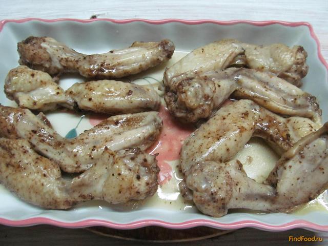 Куриные крылья запеченные в духовке рецепт с фото 4-го шага 