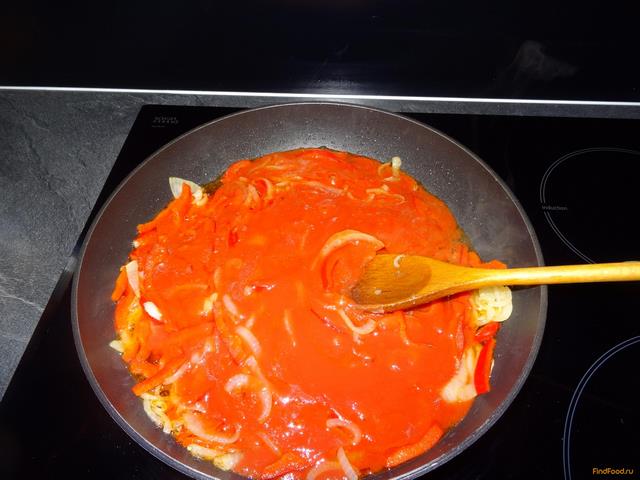 Жареная рыба с болгарским перцем в томате рецепт с фото 9-го шага 