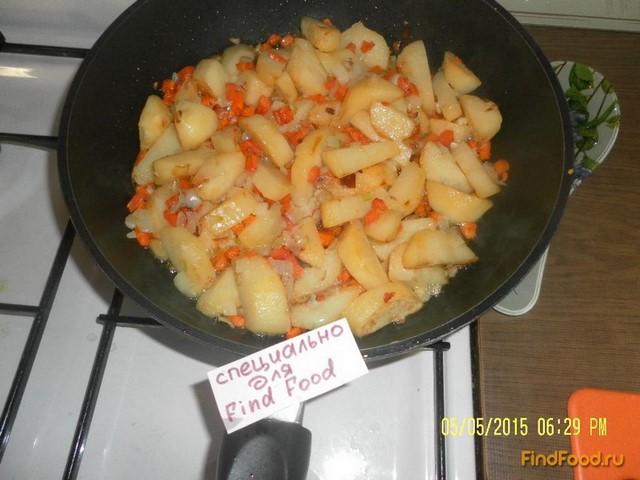 Овощное рагу с копченым сыром рецепт с фото 7-го шага 