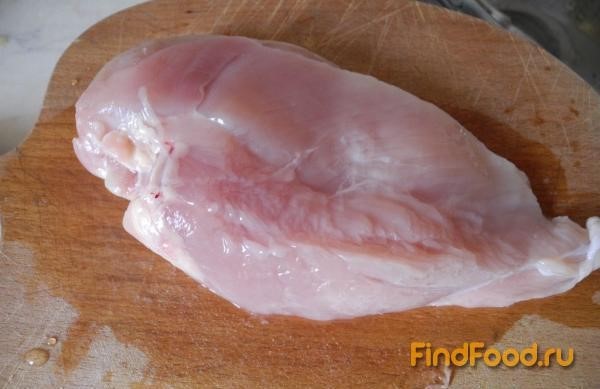 Курица запеченая со спаржей рецепт с фото 1-го шага 