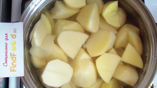 Картофельные кнедлики с сыром рецепт с фото 1-го шага 