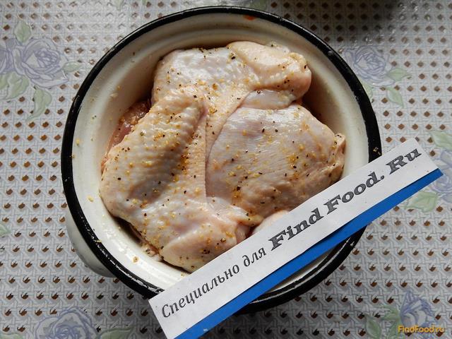 Перченая курица на мангале рецепт с фото 3-го шага 
