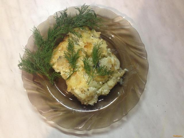 Картофельная запеканка с рыбой рецепт с фото 9-го шага 