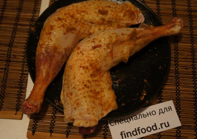 Куриные окорочка с гарниром в аэрогриле рецепт с фото 1-го шага 