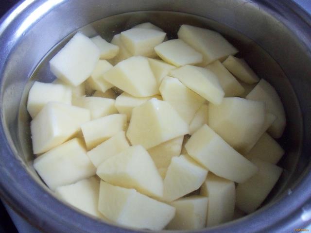 Картофельное пюре с грибами рецепт с фото 4-го шага 