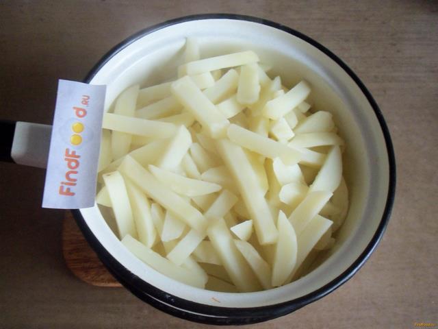 Полезный картофель фри рецепт с фото 4-го шага 