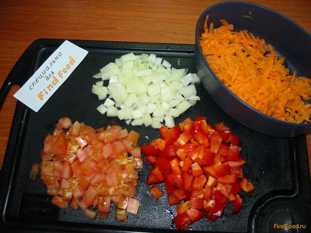 Рагу из курицы с овощами рецепт с фото 3-го шага 