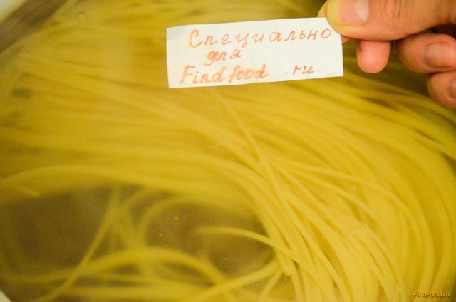 Итальянская паста с семгой в чесночно-сливочном соусе рецепт с фото 3-го шага 
