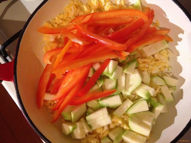 Рис с овощами по-китайски рецепт с фото 7-го шага 