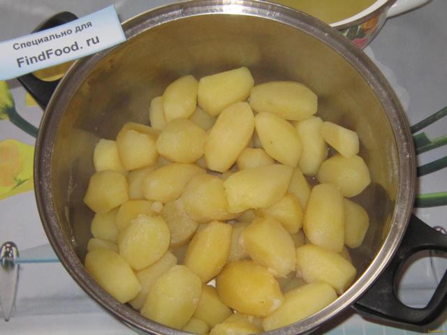 Постное картофельное пюре рецепт с фото 1-го шага 