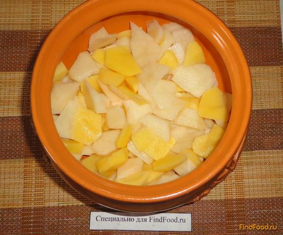 Картофельная запеканка с творогом рецепт с фото 6-го шага 