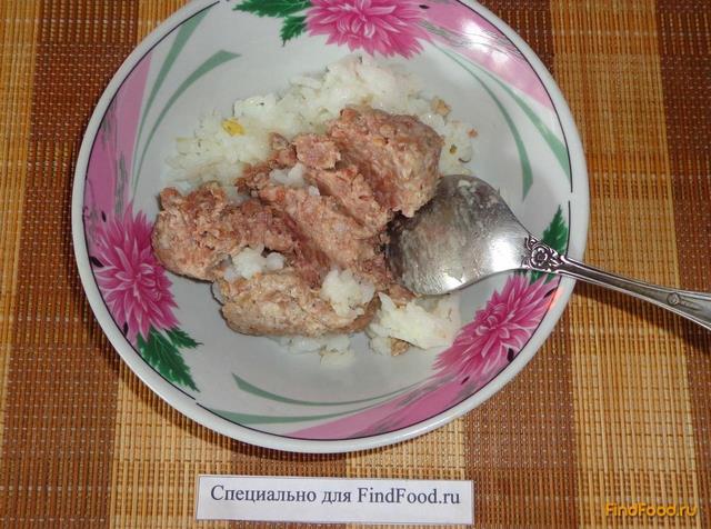 Котлеты с болгарским перцем и рисом рецепт с фото 2-го шага 