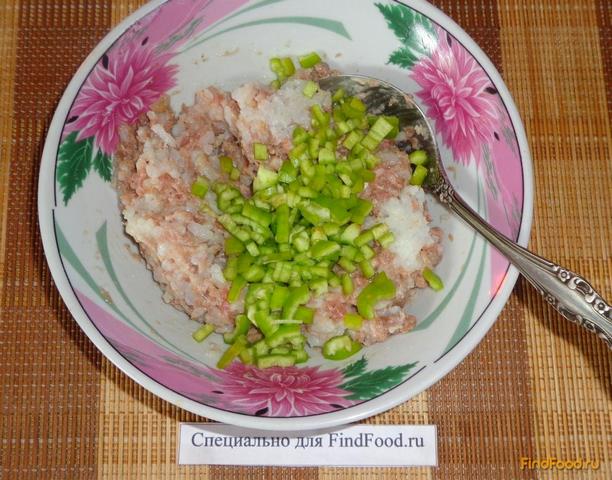 Котлеты с болгарским перцем и рисом рецепт с фото 4-го шага 