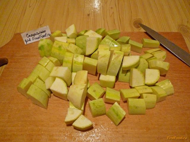 Овощное рагу из кабачков и цветной капусты с грибами рецепт с фото 6-го шага 