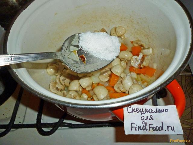 Овощное рагу из кабачков и цветной капусты с грибами рецепт с фото 12-го шага 