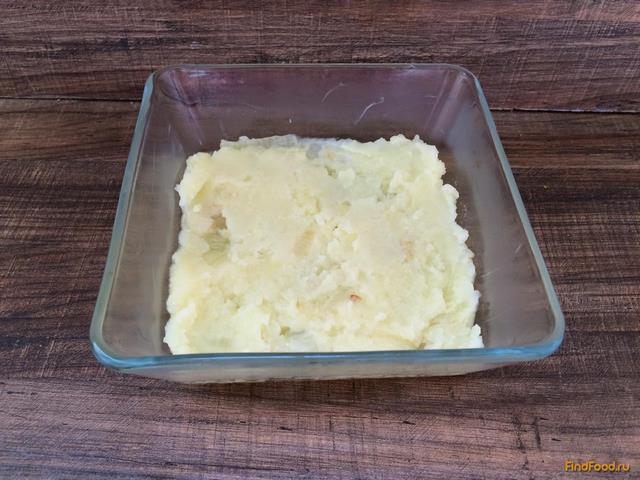 Картофельная запеканка с тунцом рецепт с фото 6-го шага 