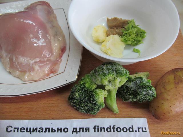Курица под хлебной корочкой рецепт с фото 1-го шага 