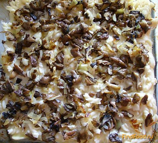Запеканка из макарон с грибами рецепт с фото 6-го шага 