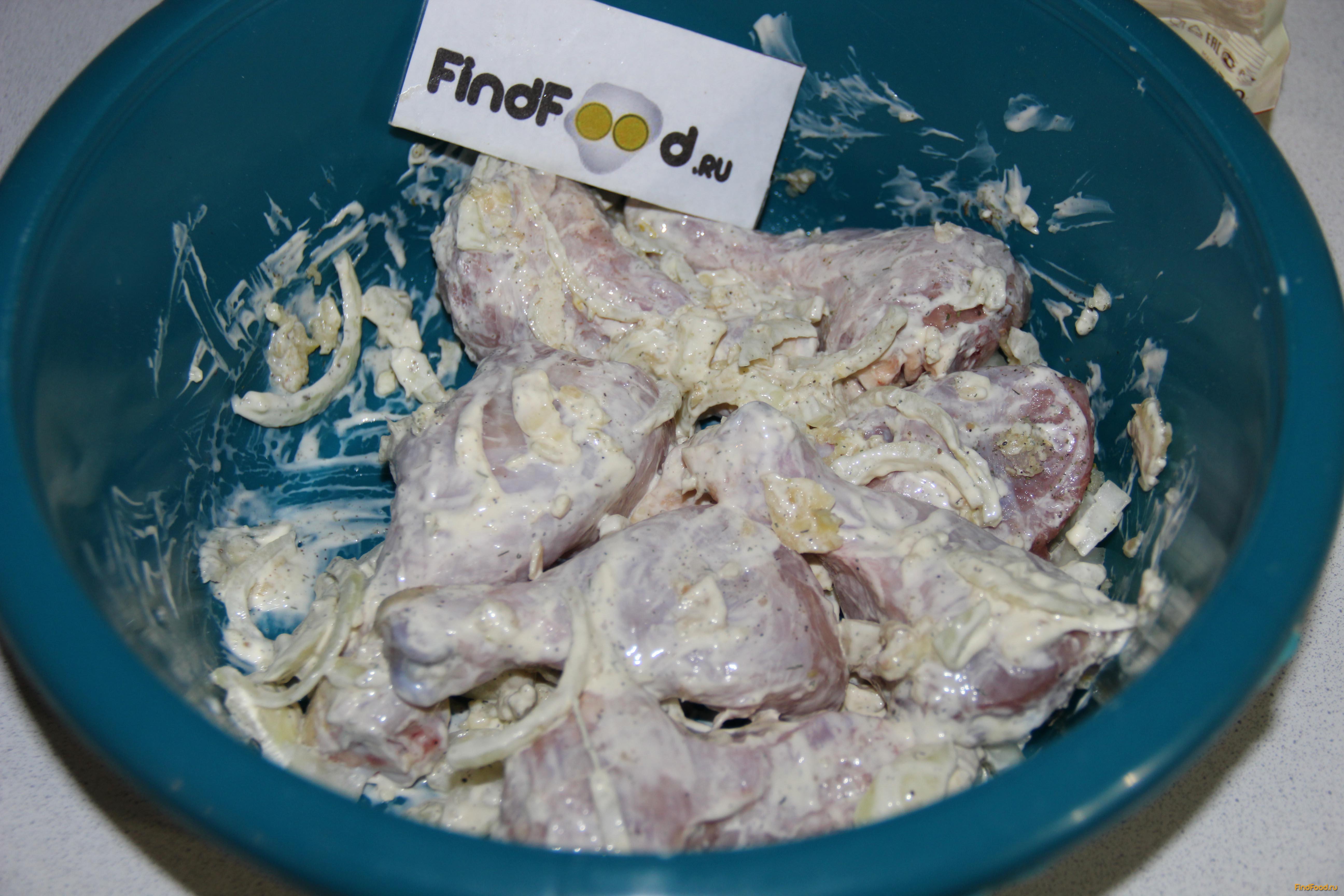 Куриные голени запеченные с картофелем рецепт с фото 4-го шага 