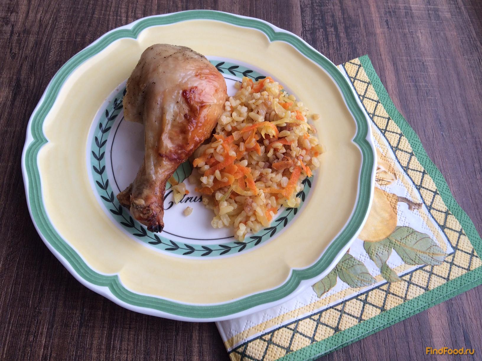 Курица фаршированная овощами и булгуром рецепт с фото 13-го шага 