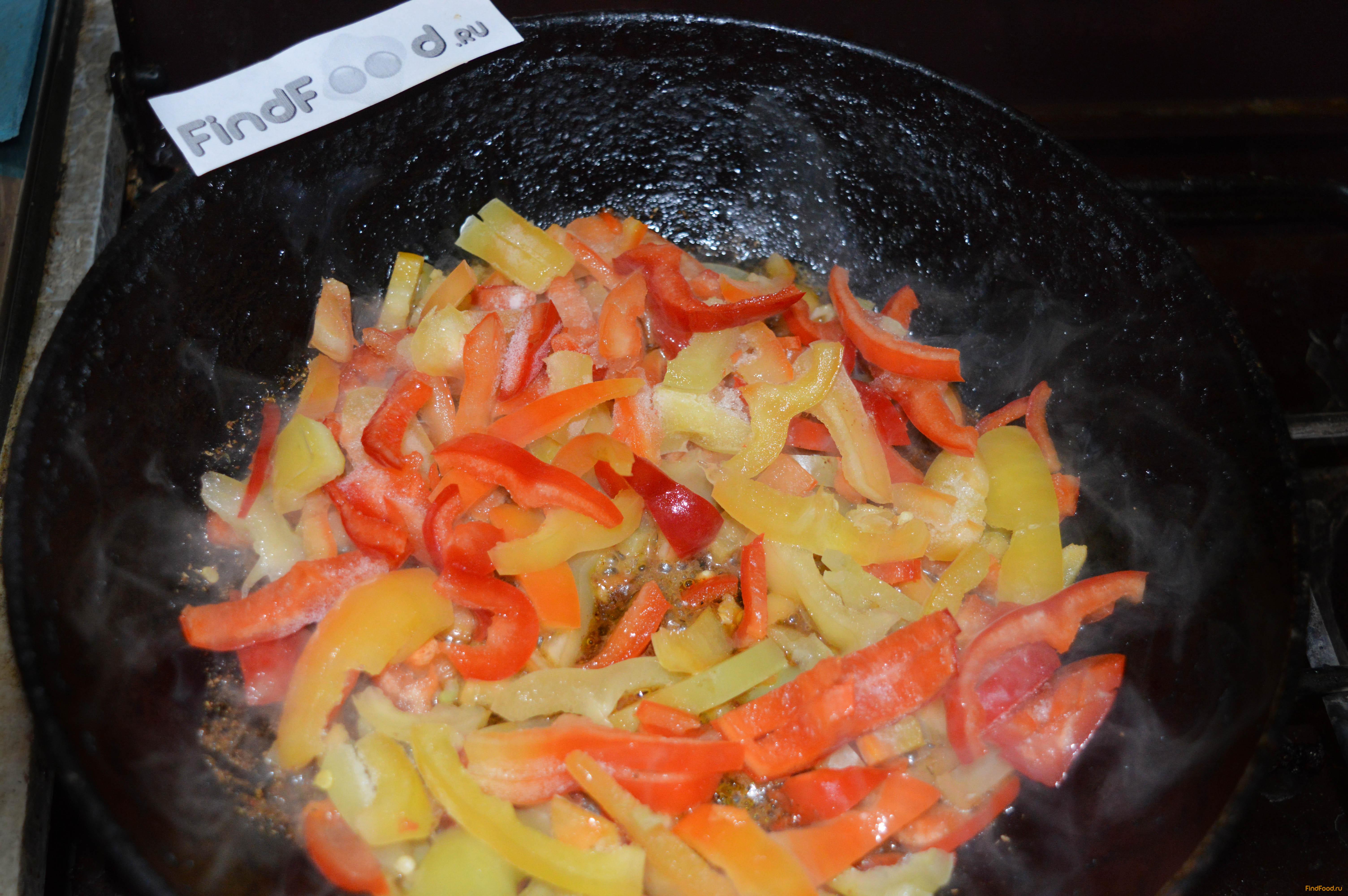 Лингвини с овощами рецепт с фото 4-го шага 