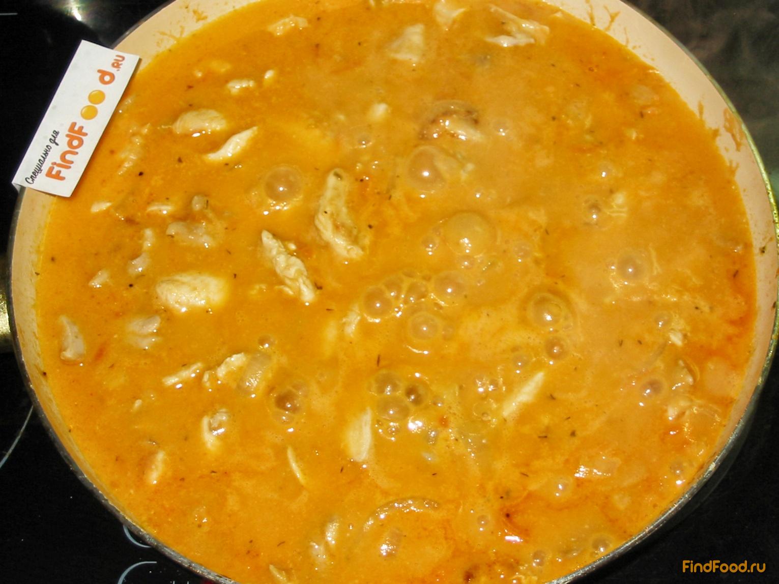 Куриное филе в сметанном соусе рецепт с фото 10-го шага 