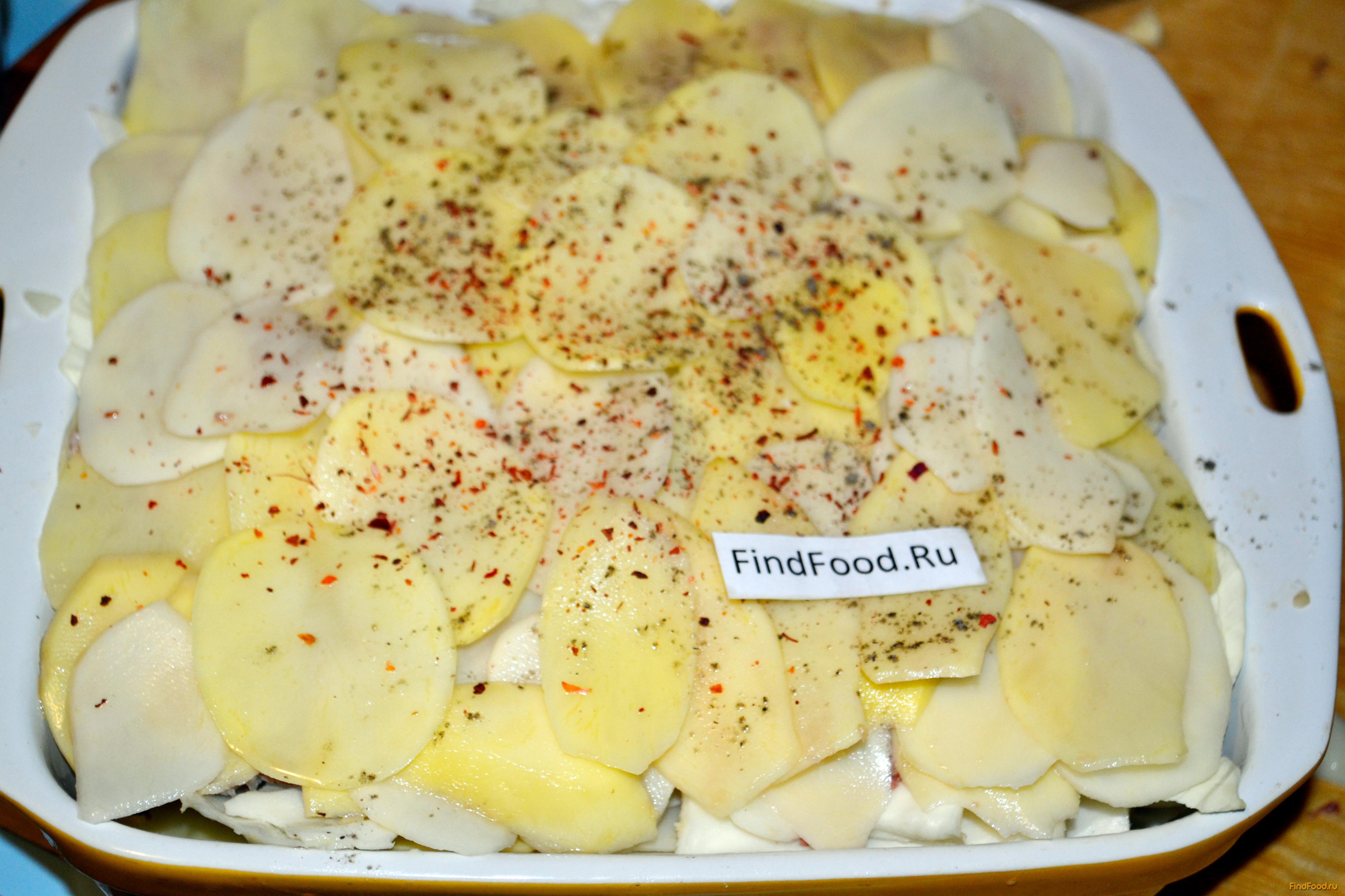 Картофльная запеканка с фаршем рецепт с фото 10-го шага 