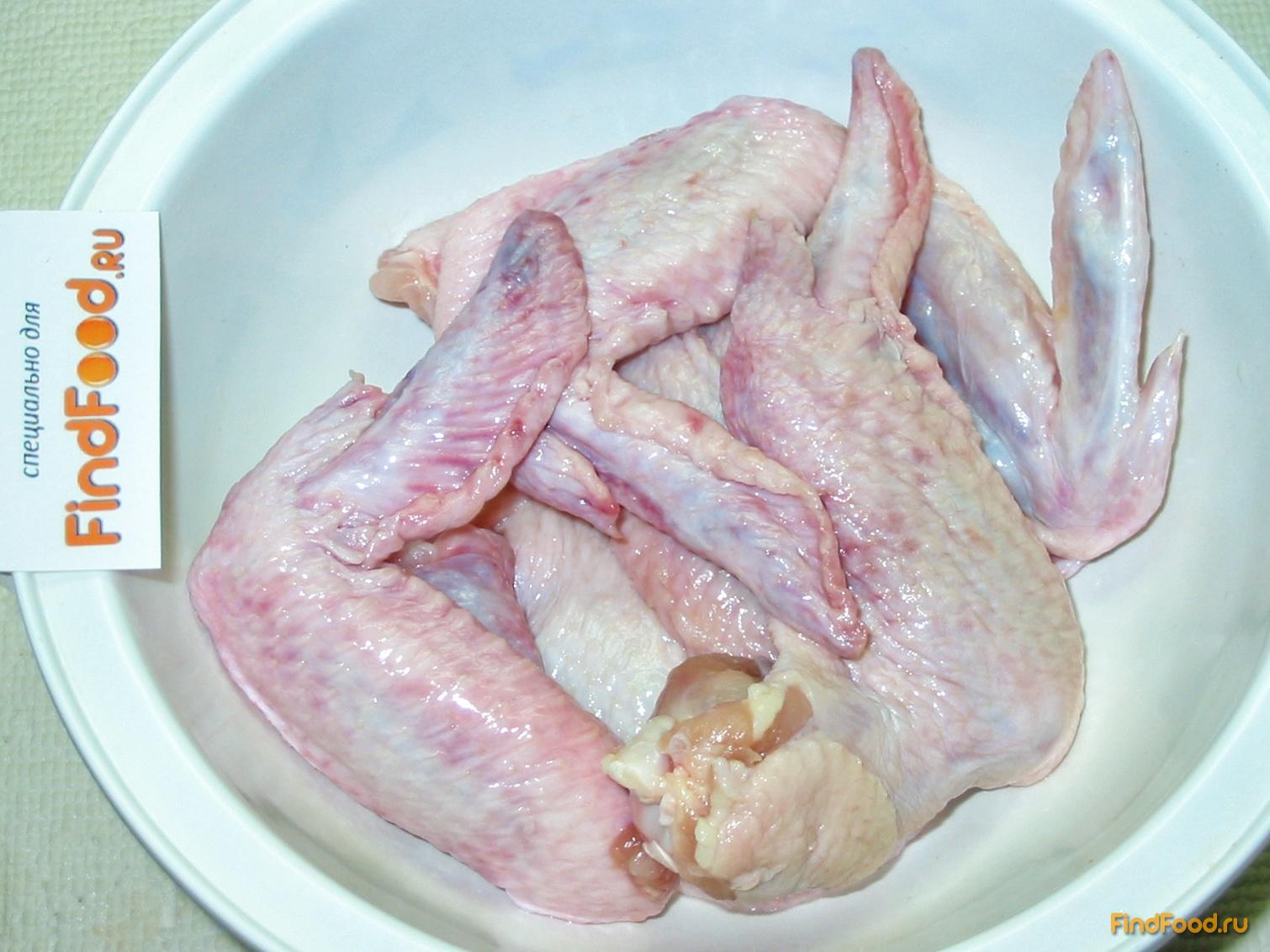 Хрустящие куриные крылышки рецепт с фото 1-го шага 