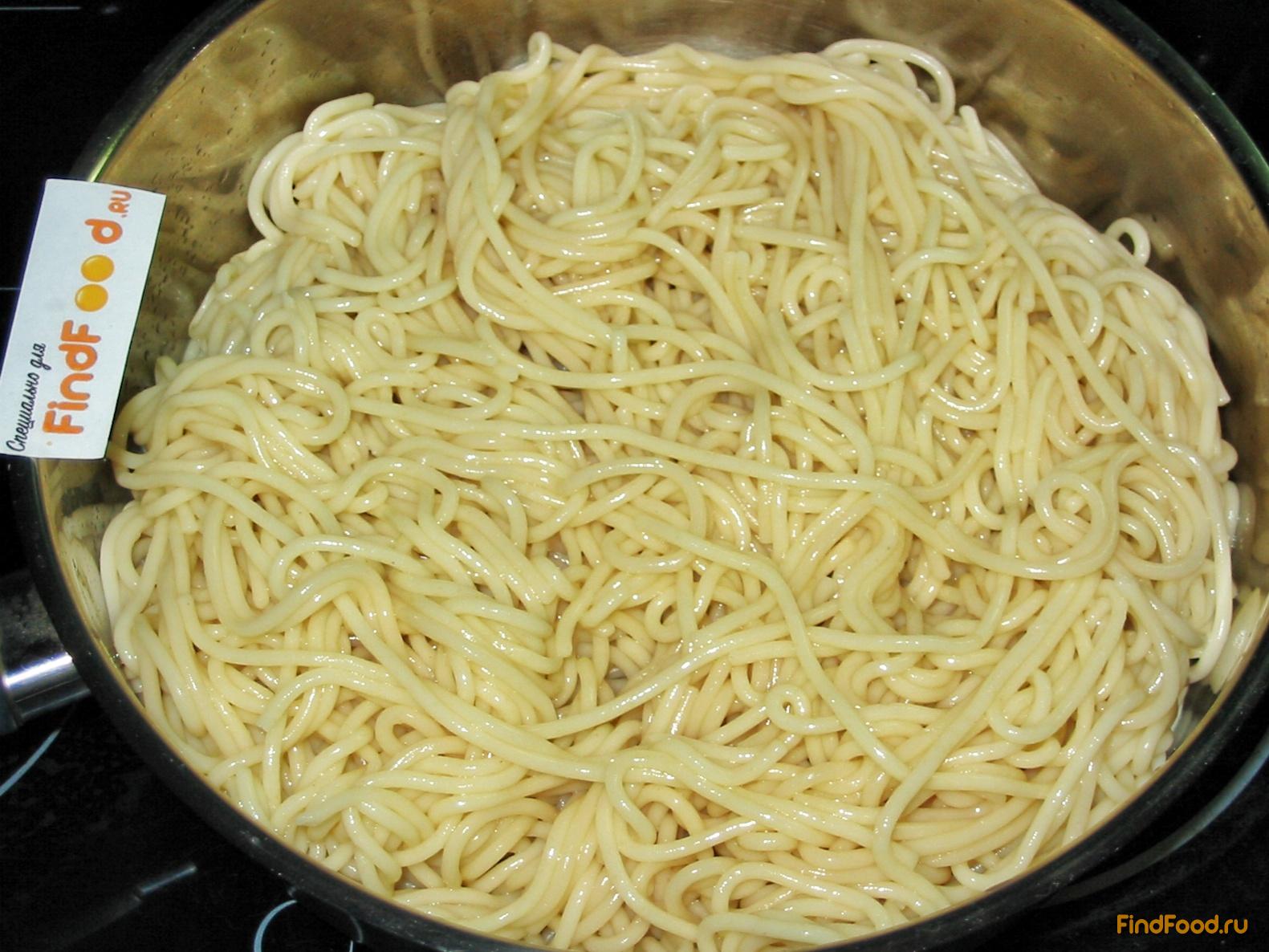 Спагетти с соусом из фарша рецепт с фото 9-го шага 