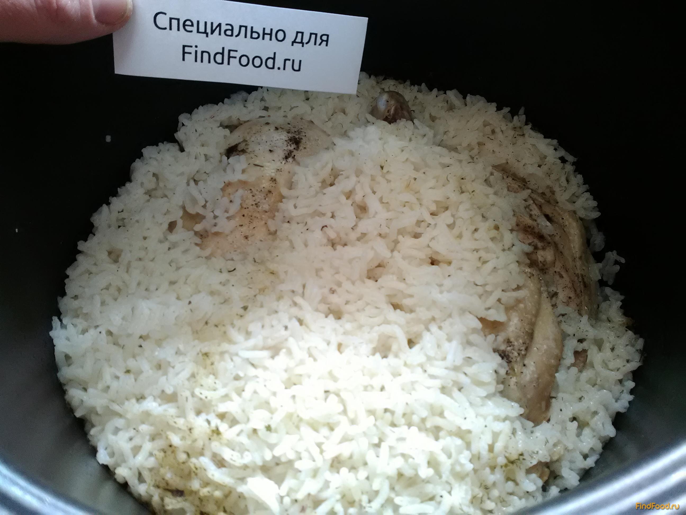 Курица с рисом в мультиварке рецепт с фото 5-го шага 