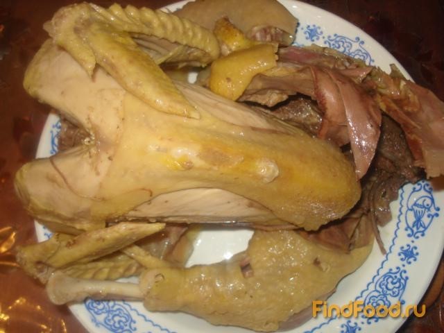 Курица с чесноком и укропом рецепт с фото 2-го шага 