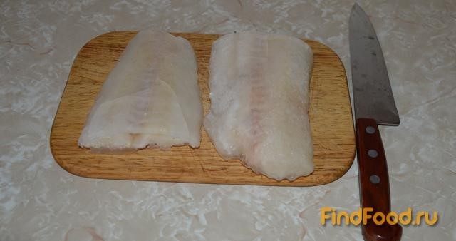 Филе рыбы с луком и сметаной рецепт с фото 2-го шага 