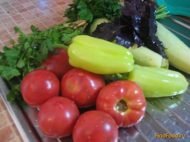 Летнее овощное рагу рецепт с фото 1-го шага 