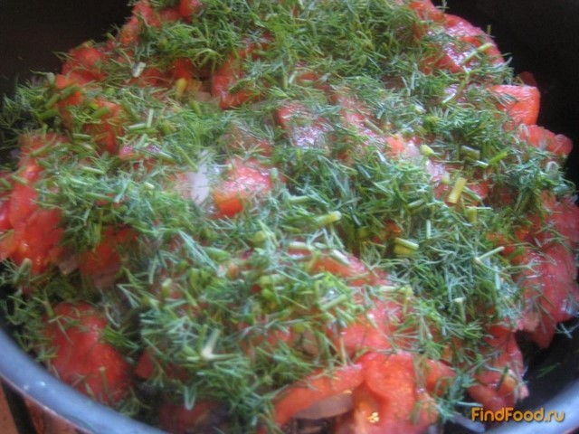 Рыба с помидорами рецепт с фото 8-го шага 