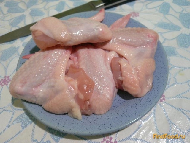 Остро-сладкие куриные крылышки рецепт с фото 1-го шага 