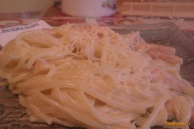 Спагетти а-ля карбонара рецепт с фото 12-го шага 