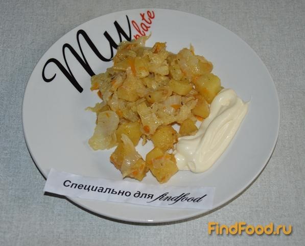 Тушеная картошка с пекинской капустой рецепт с фото 13-го шага 