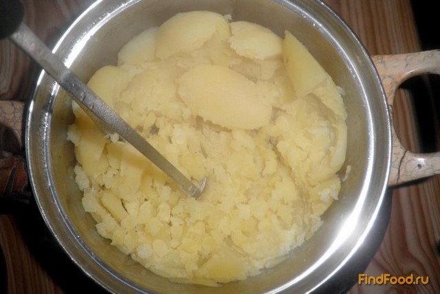 Картофельное пюре со сметаной и зеленью рецепт с фото 4-го шага 