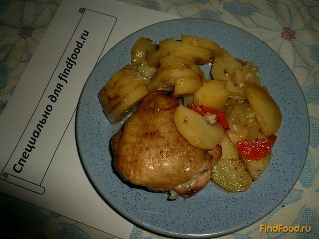 Картофель с курицей в банке рецепт с фото 11-го шага 