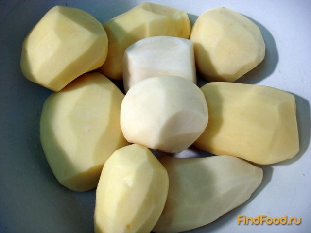 Драники из картофеля с грибным припёком рецепт с фото 1-го шага 