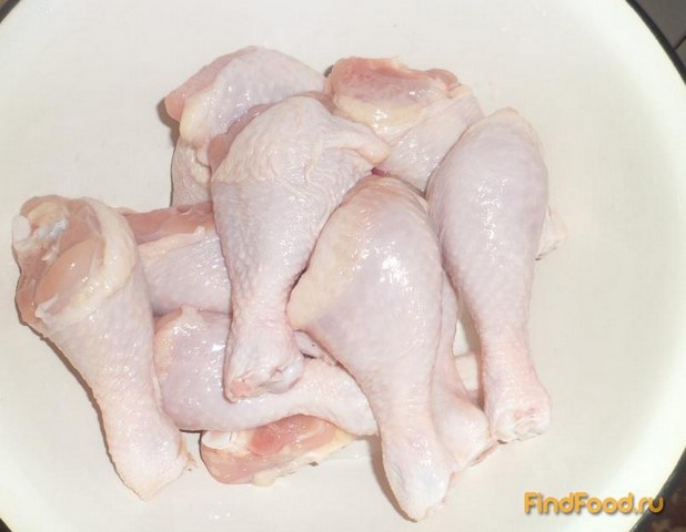 Сочные куриные ножки в майонезе рецепт с фото 1-го шага 