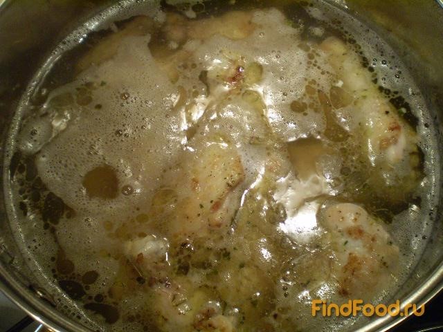 Курятина с грибами и фасолью рецепт с фото 5-го шага 