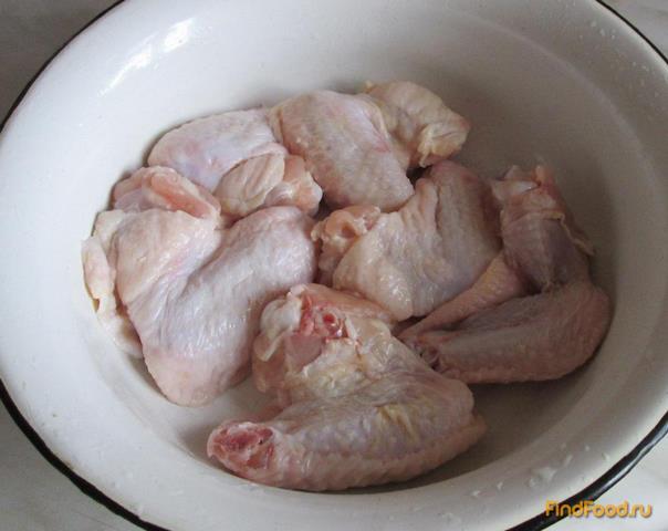 Куриные крылья с медом и горчицей рецепт с фото 1-го шага 