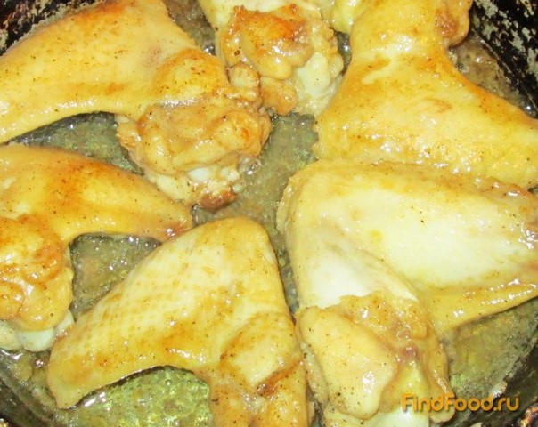 Куриные крылья с медом и горчицей рецепт с фото 3-го шага 