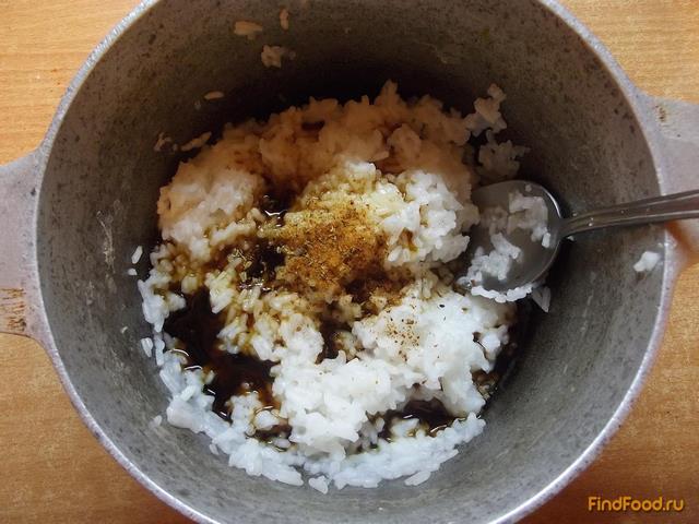 Рис с соевым соусом и специями рецепт с фото 3-го шага 